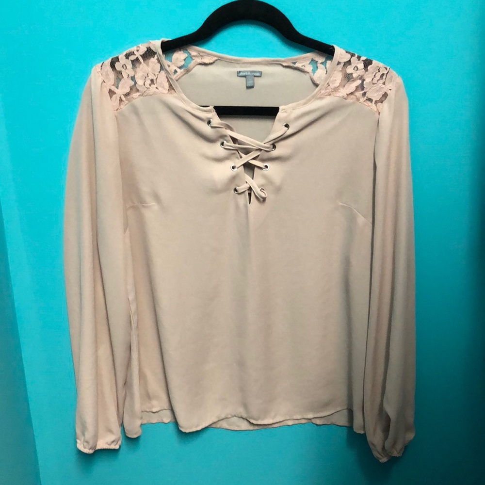 Blush blouse